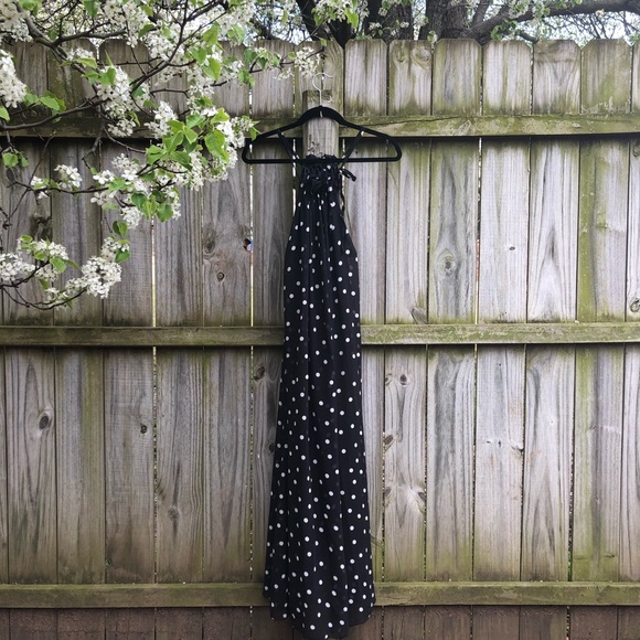 Polka Dot Maxi Dress - Picture 1 of 4